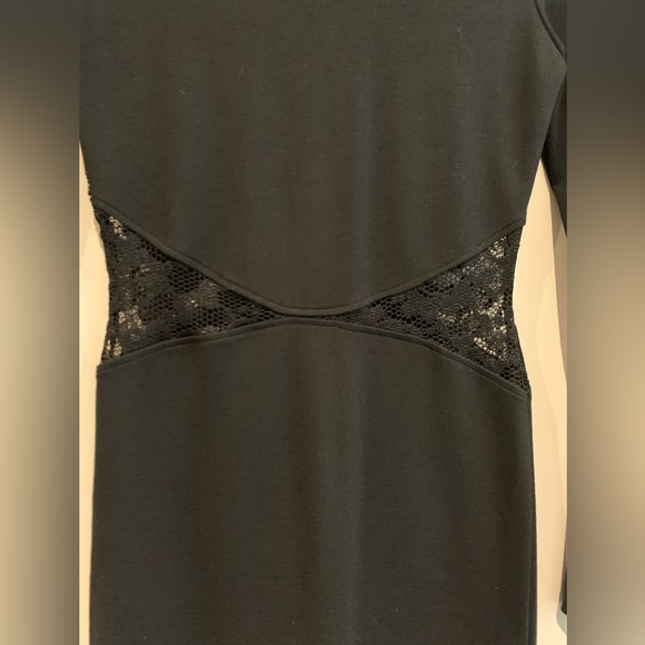 Like New Eight Sixty Black Bodycon Cocktail Dress with Lace Cutouts in Size S - Picture 5 of 7